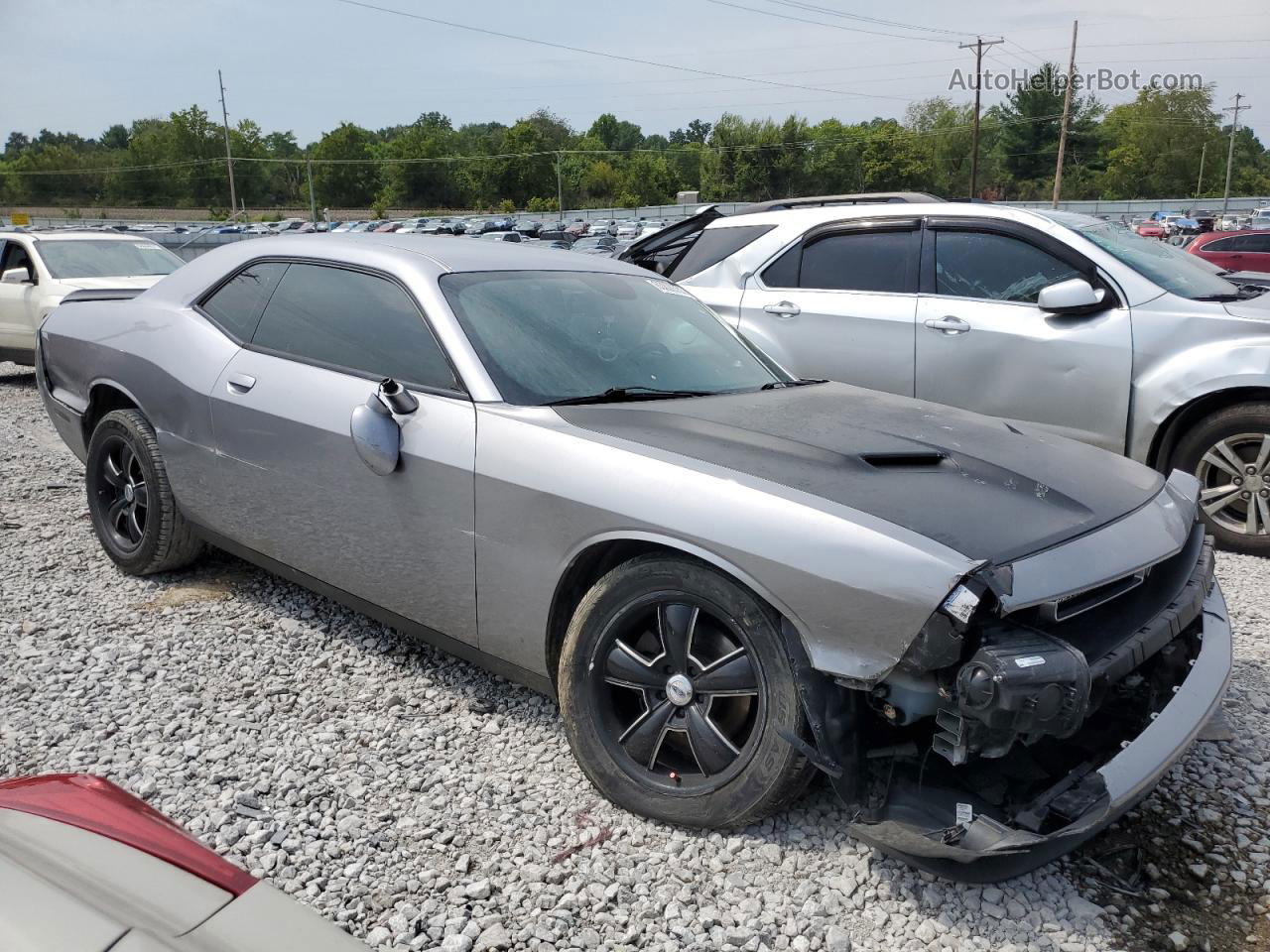 2015 Dodge Challenger Sxt Silver vin: 2C3CDZAG7FH878146