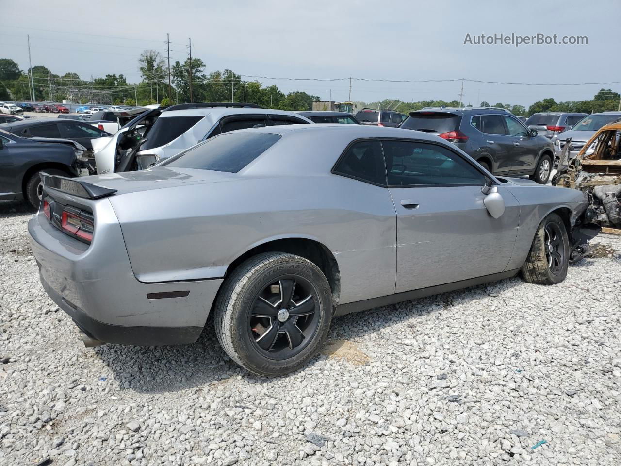 2015 Dodge Challenger Sxt Silver vin: 2C3CDZAG7FH878146