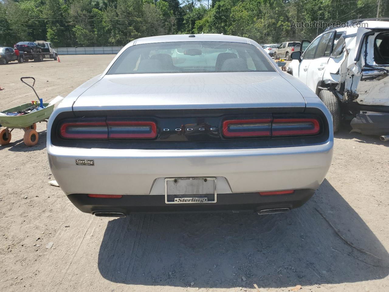 2016 Dodge Challenger Sxt Silver vin: 2C3CDZAG7GH111768