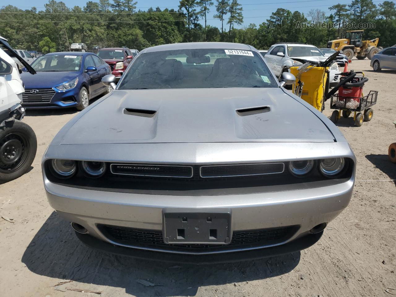 2016 Dodge Challenger Sxt Silver vin: 2C3CDZAG7GH111768