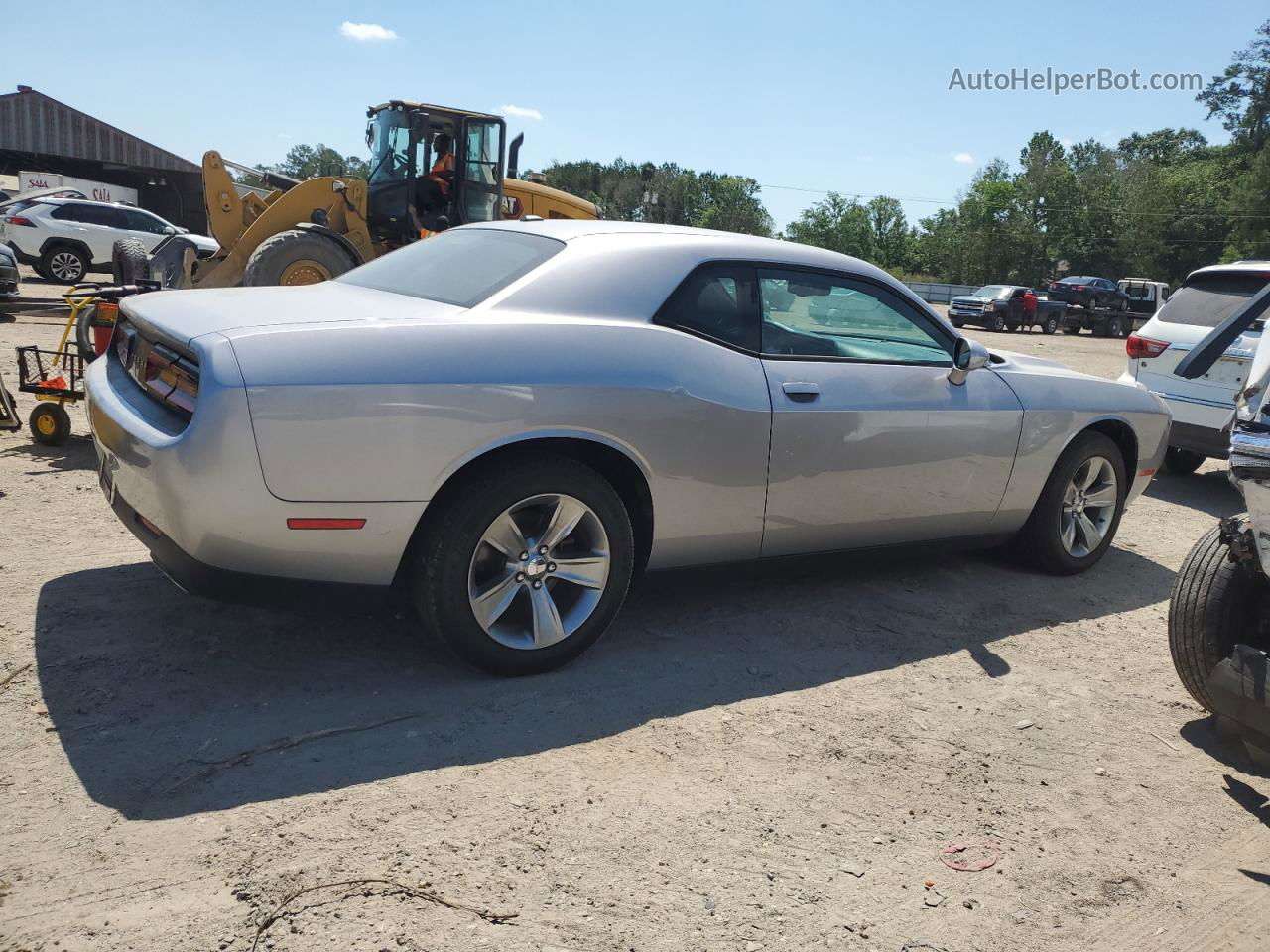 2016 Dodge Challenger Sxt Silver vin: 2C3CDZAG7GH111768