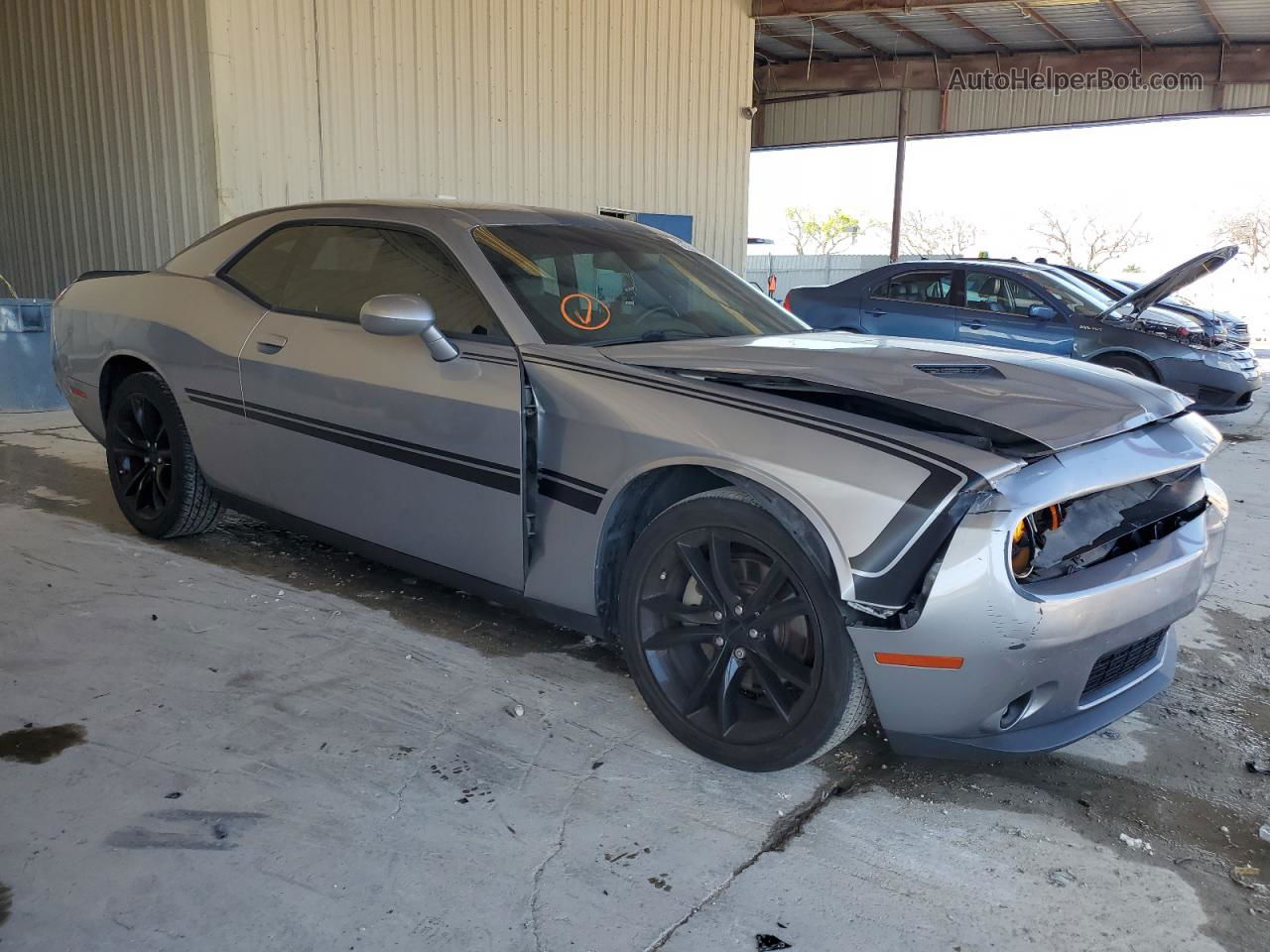 2016 Dodge Challenger Sxt Silver vin: 2C3CDZAG7GH120566