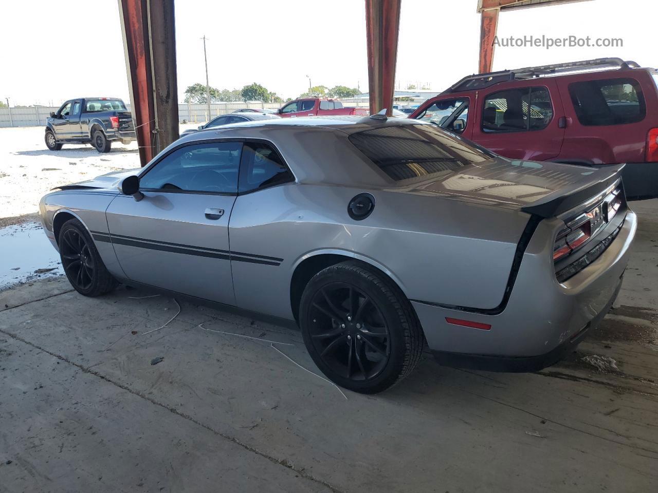 2016 Dodge Challenger Sxt Silver vin: 2C3CDZAG7GH120566