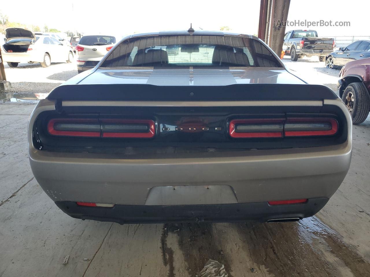 2016 Dodge Challenger Sxt Silver vin: 2C3CDZAG7GH120566