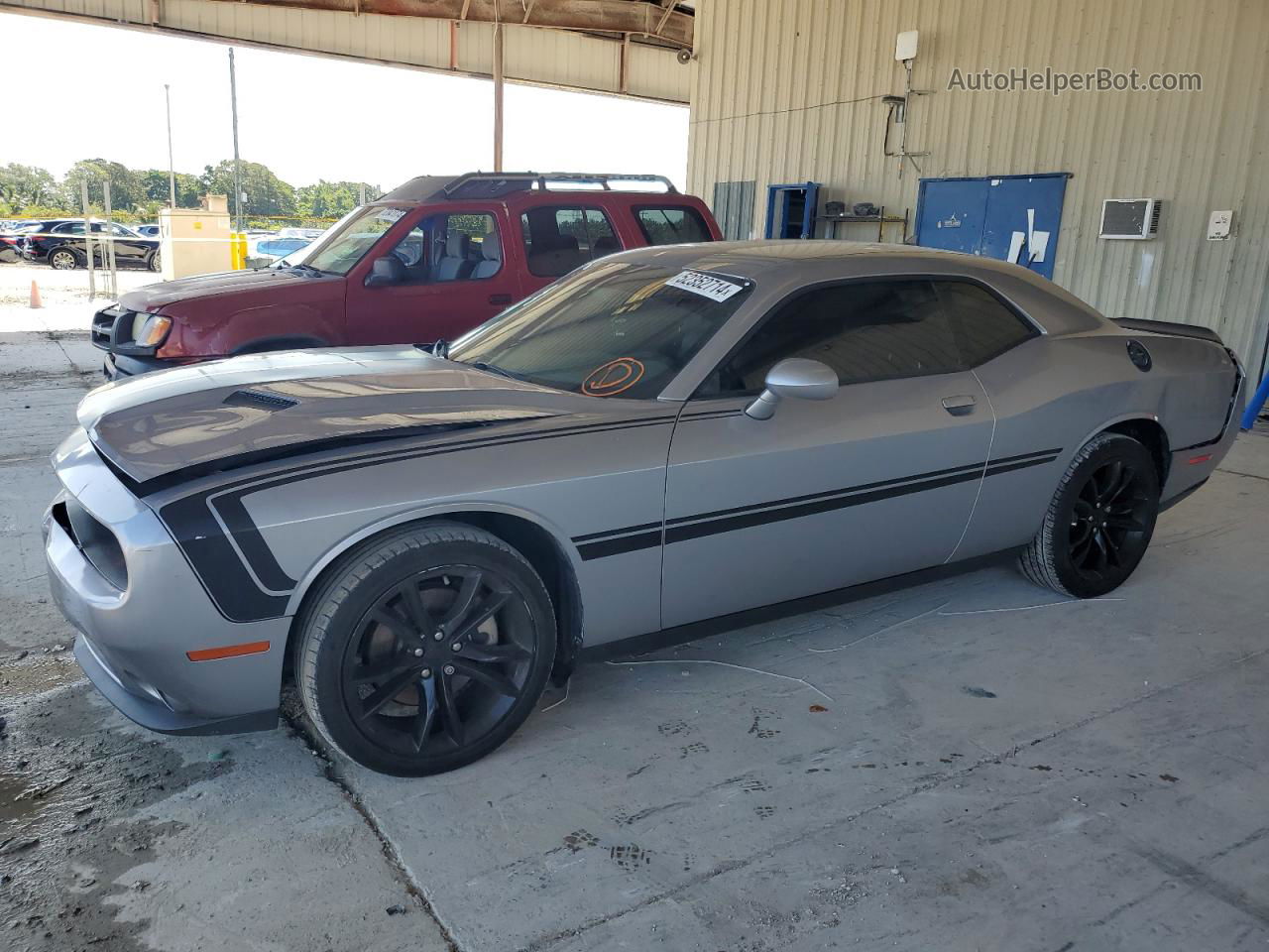 2016 Dodge Challenger Sxt Silver vin: 2C3CDZAG7GH120566