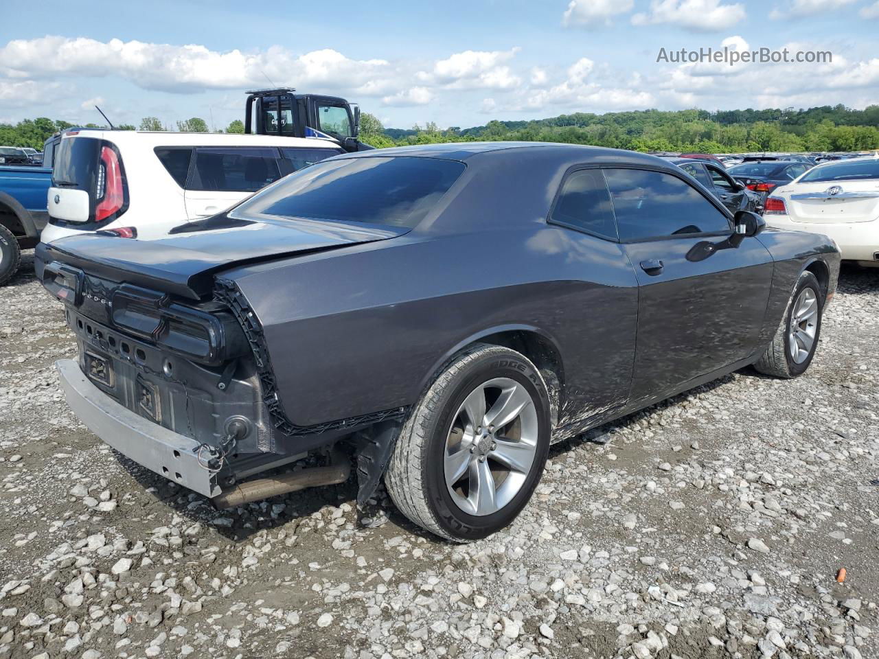 2016 Dodge Challenger Sxt Gray vin: 2C3CDZAG7GH168729