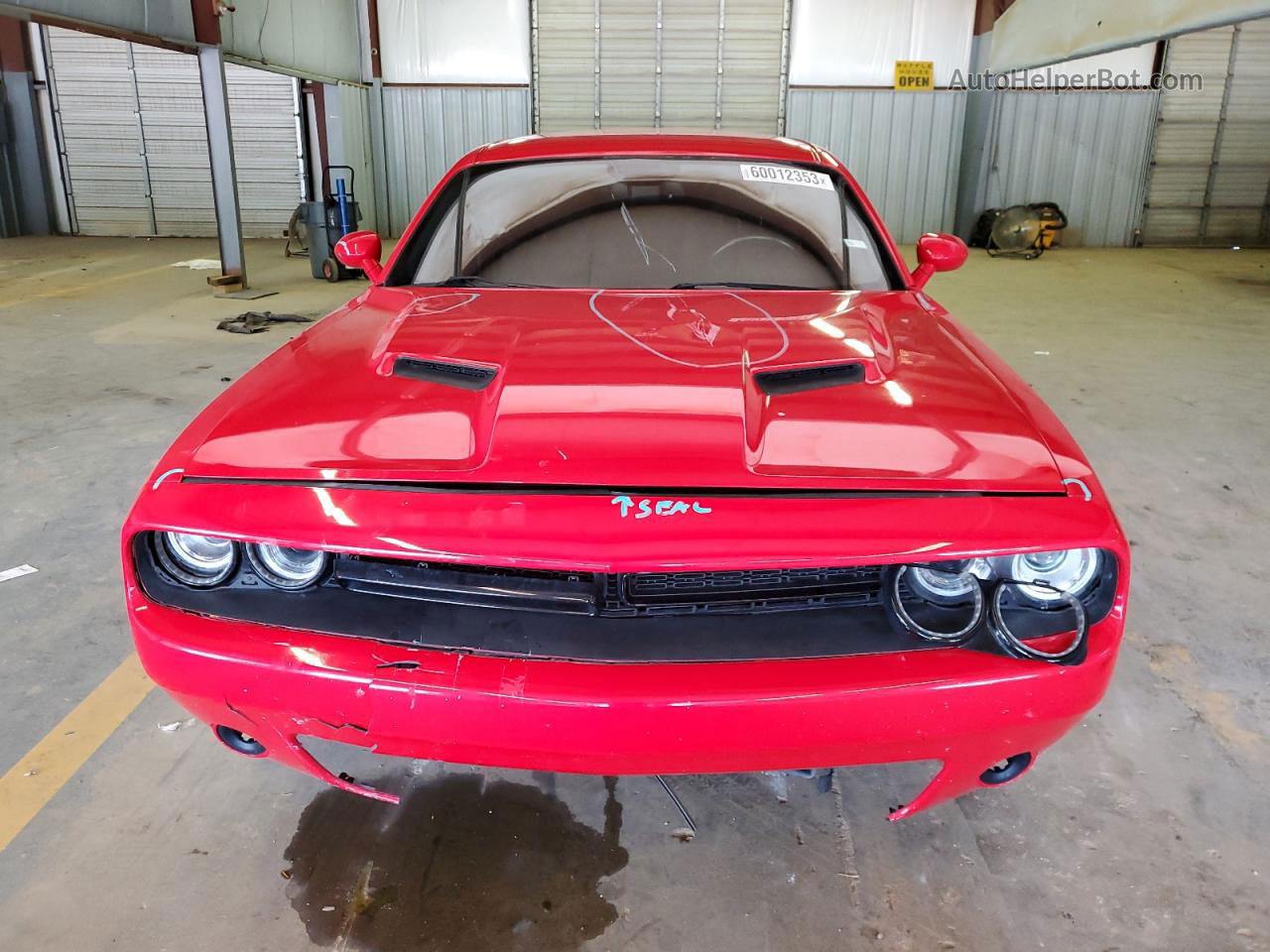 2016 Dodge Challenger Sxt Red vin: 2C3CDZAG7GH177995