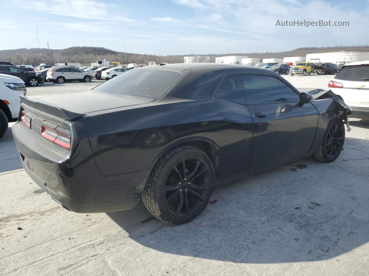 2016 Dodge Challenger Sxt Черный vin: 2C3CDZAG7GH183540