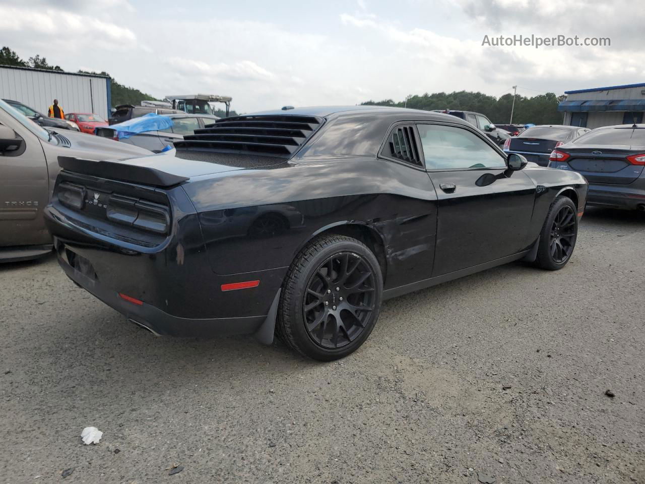 2016 Dodge Challenger Sxt Черный vin: 2C3CDZAG7GH183778