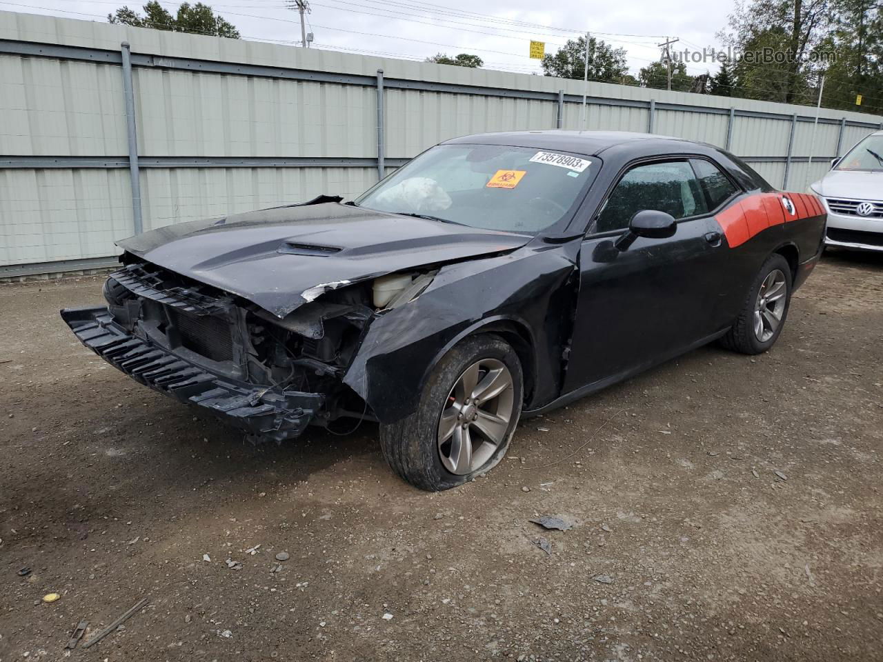 2016 Dodge Challenger Sxt Black vin: 2C3CDZAG7GH200899