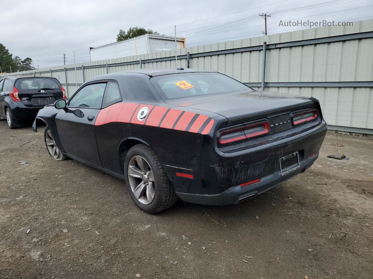 2016 Dodge Challenger Sxt Black vin: 2C3CDZAG7GH200899