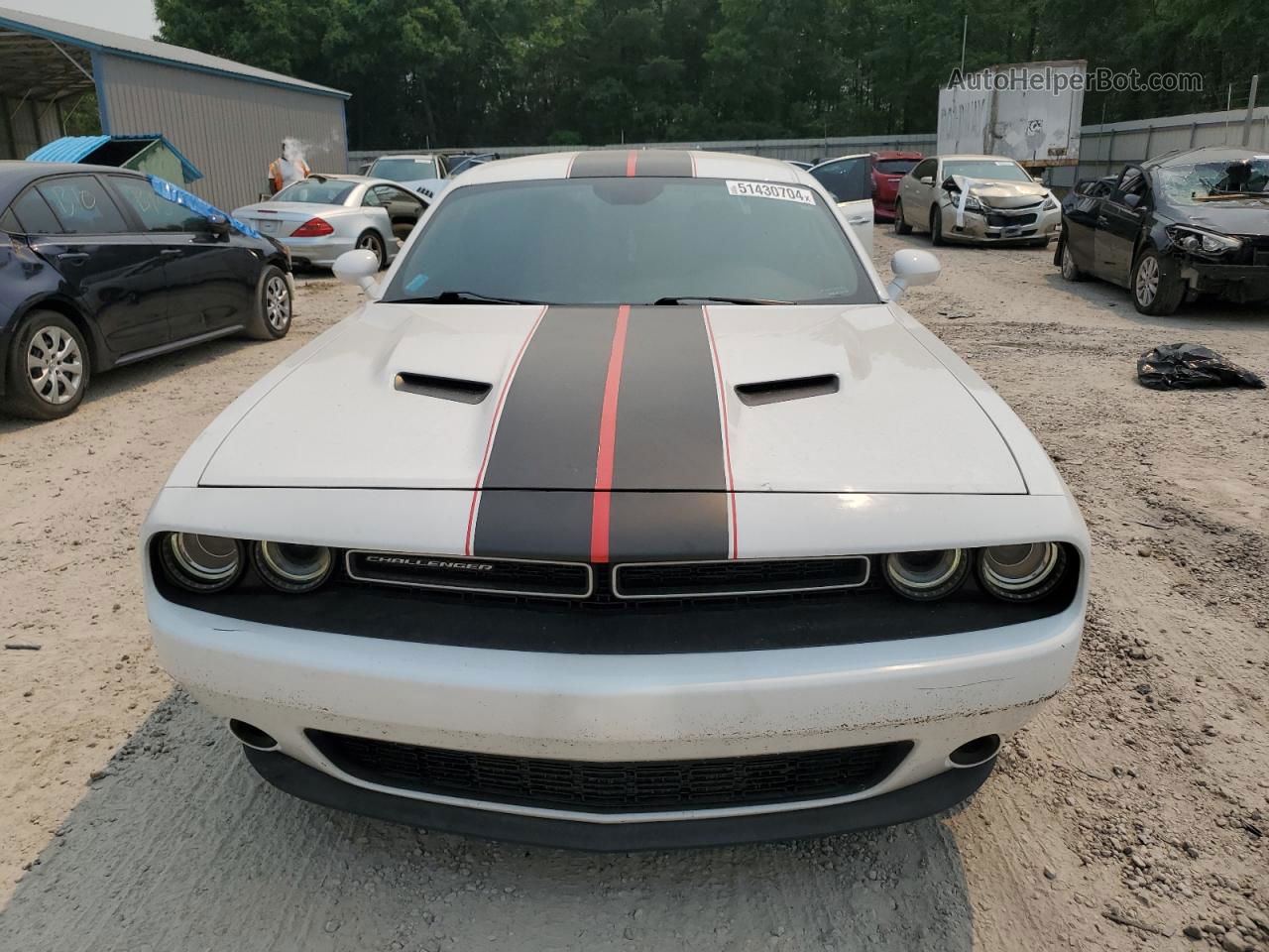 2016 Dodge Challenger Sxt White vin: 2C3CDZAG7GH209540