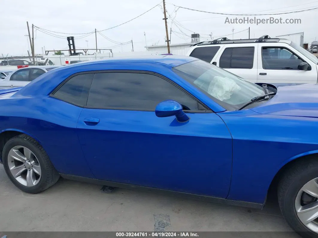 2016 Dodge Challenger Sxt Синий vin: 2C3CDZAG7GH209893