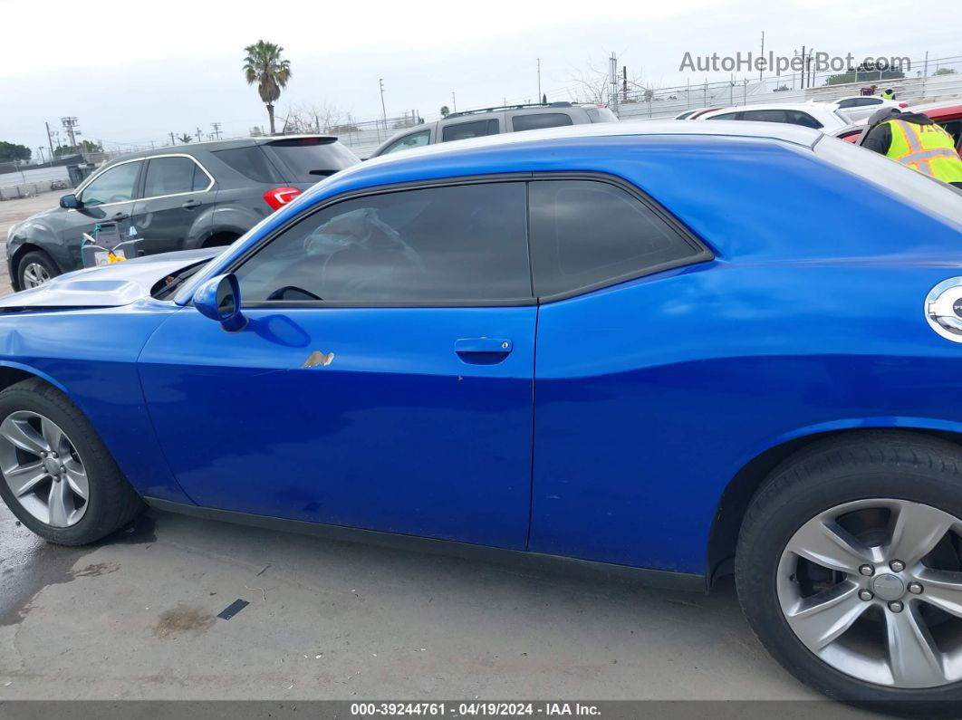 2016 Dodge Challenger Sxt Синий vin: 2C3CDZAG7GH209893