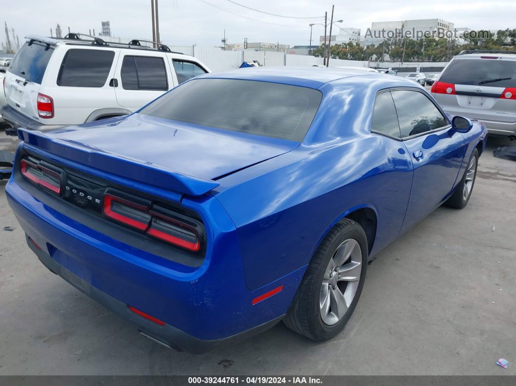 2016 Dodge Challenger Sxt Синий vin: 2C3CDZAG7GH209893