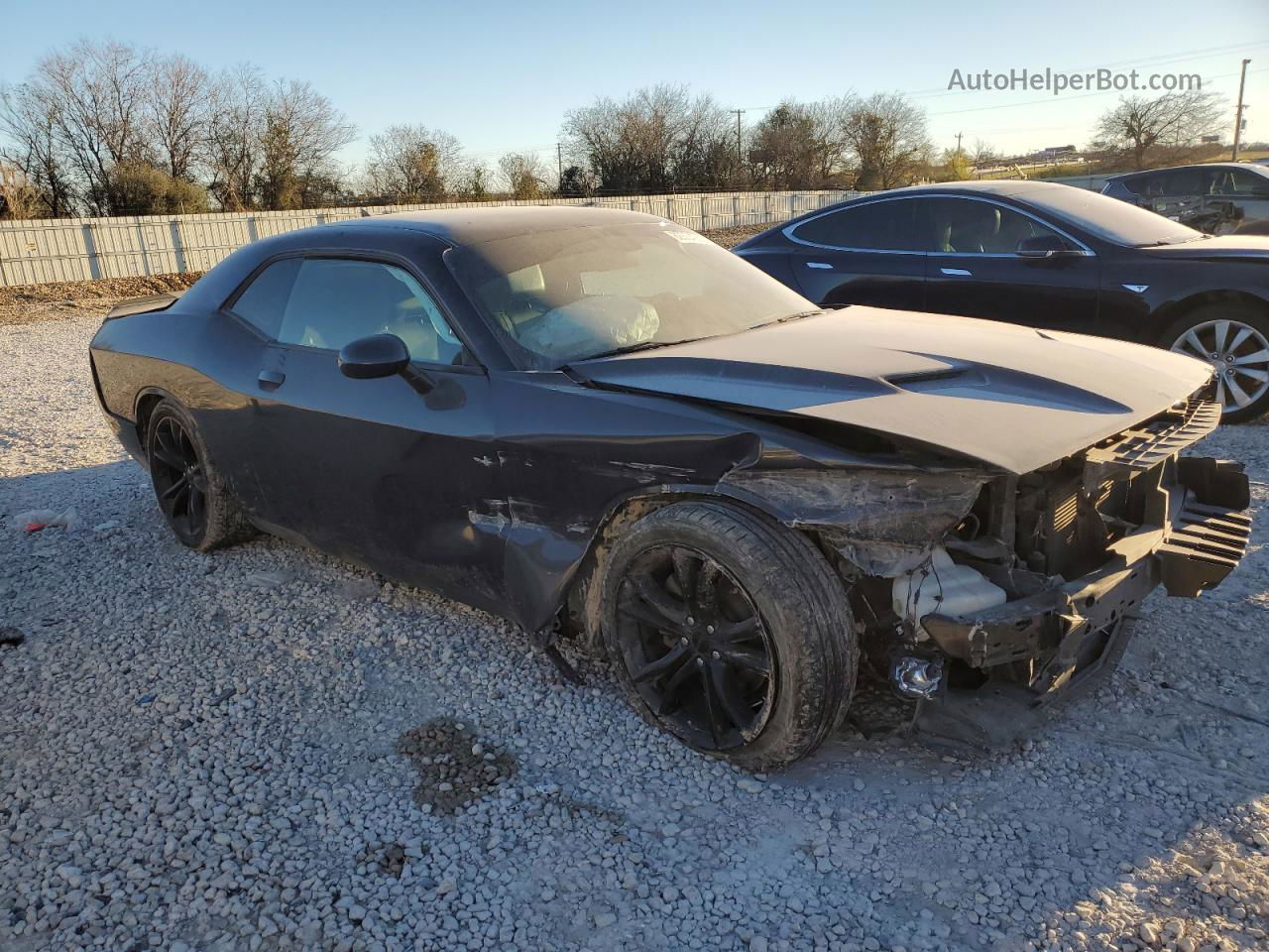 2016 Dodge Challenger Sxt Угольный vin: 2C3CDZAG7GH250413