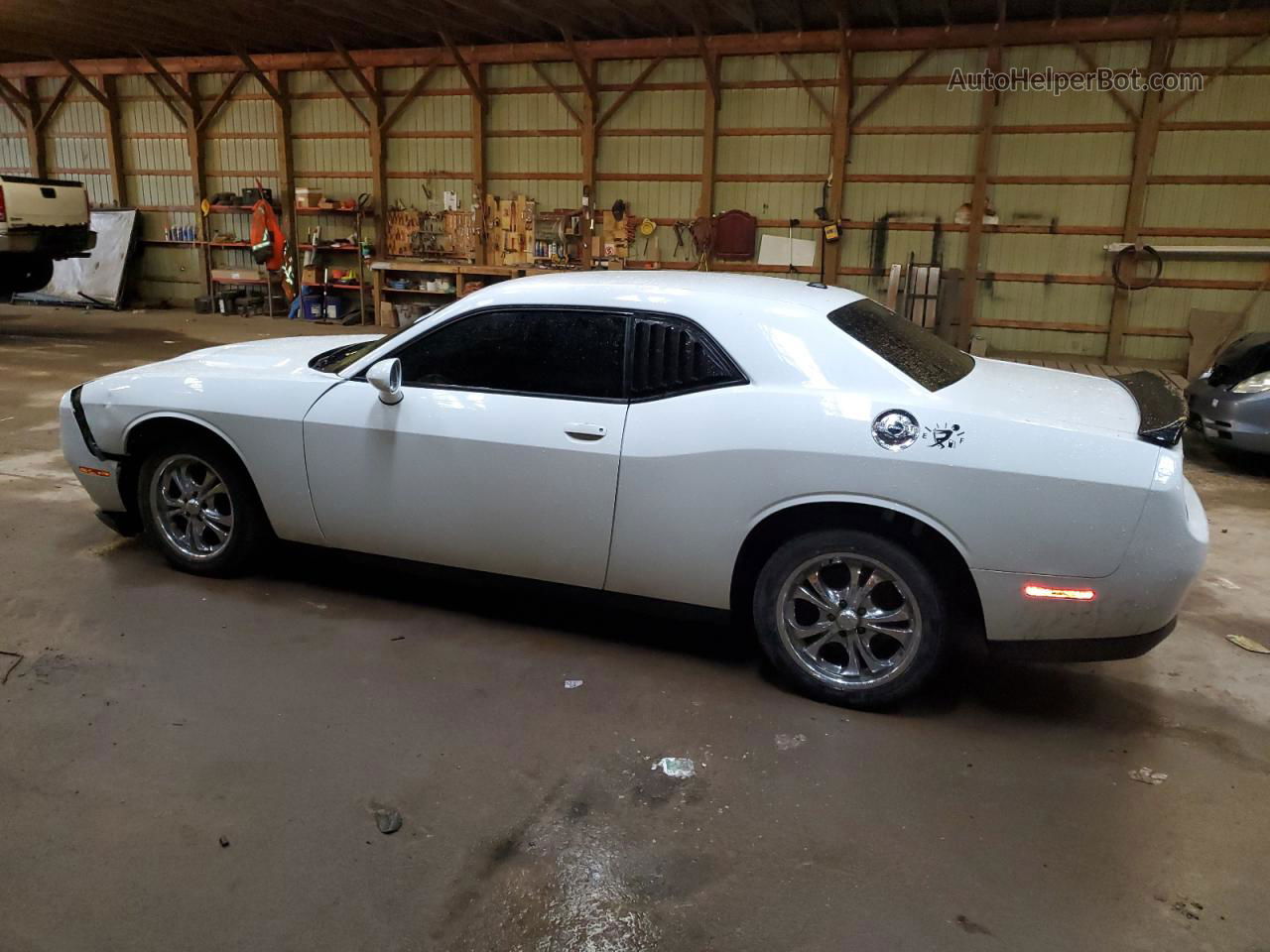 2016 Dodge Challenger Sxt White vin: 2C3CDZAG7GH264120