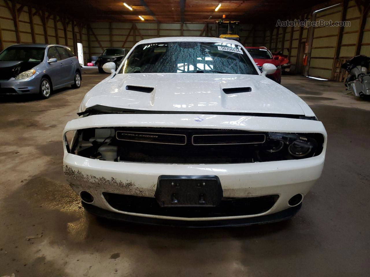 2016 Dodge Challenger Sxt White vin: 2C3CDZAG7GH264120