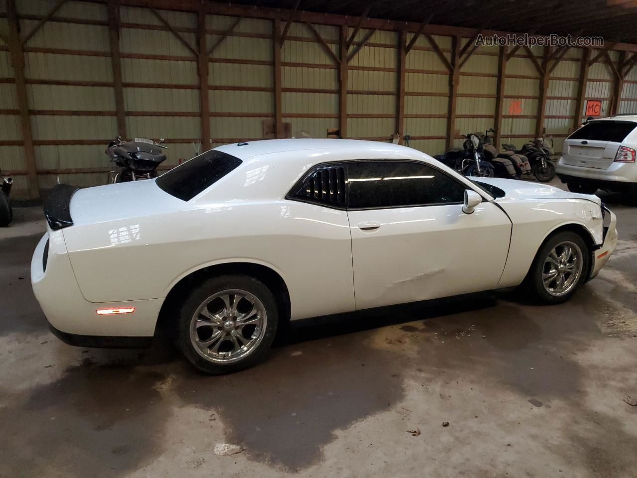 2016 Dodge Challenger Sxt White vin: 2C3CDZAG7GH264120