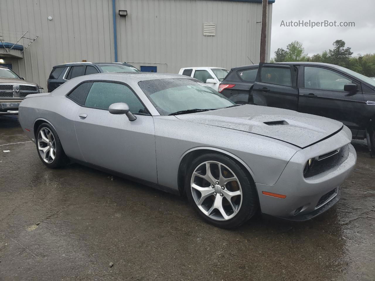 2016 Dodge Challenger Sxt Silver vin: 2C3CDZAG7GH290247