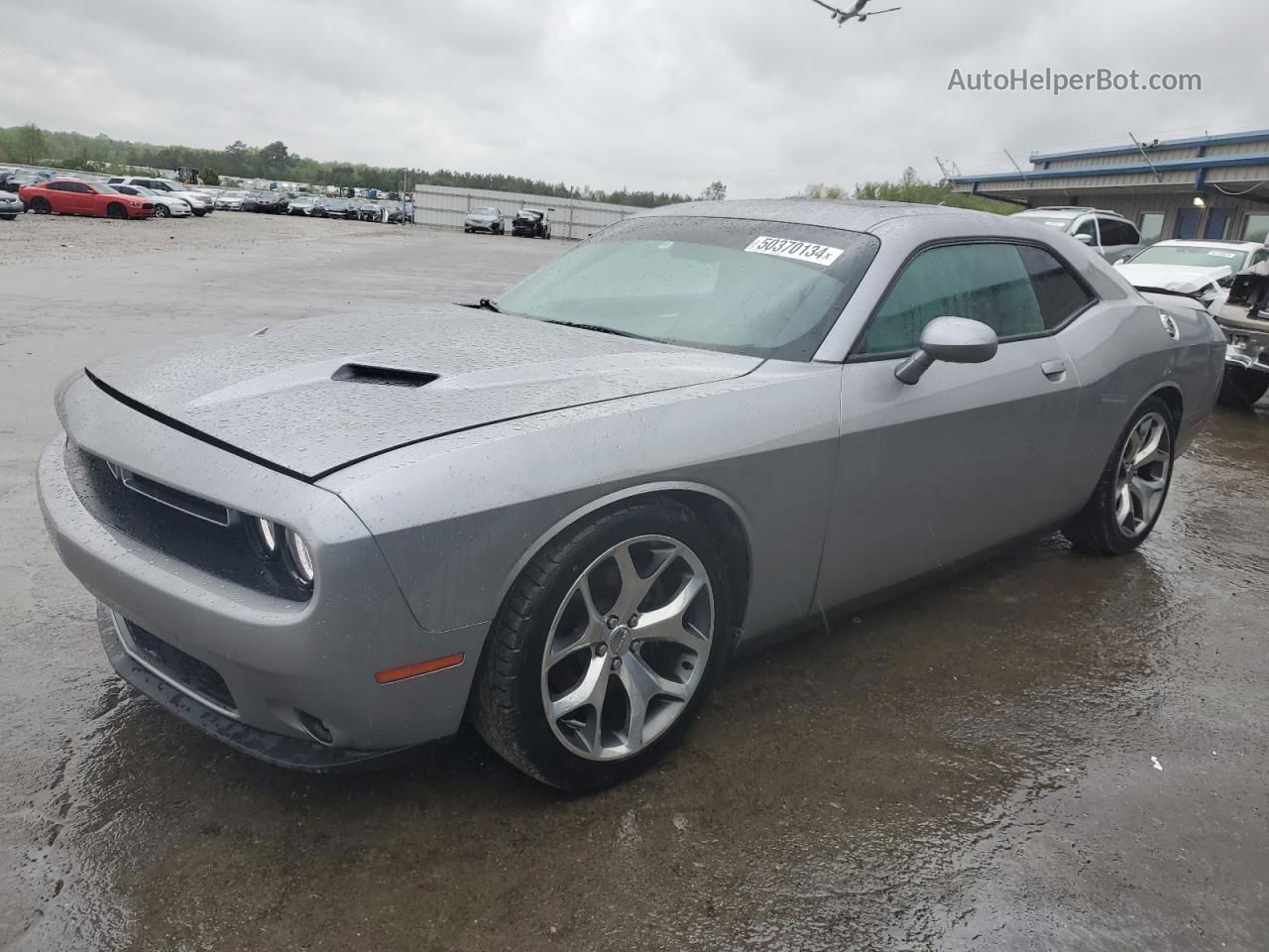 2016 Dodge Challenger Sxt Silver vin: 2C3CDZAG7GH290247