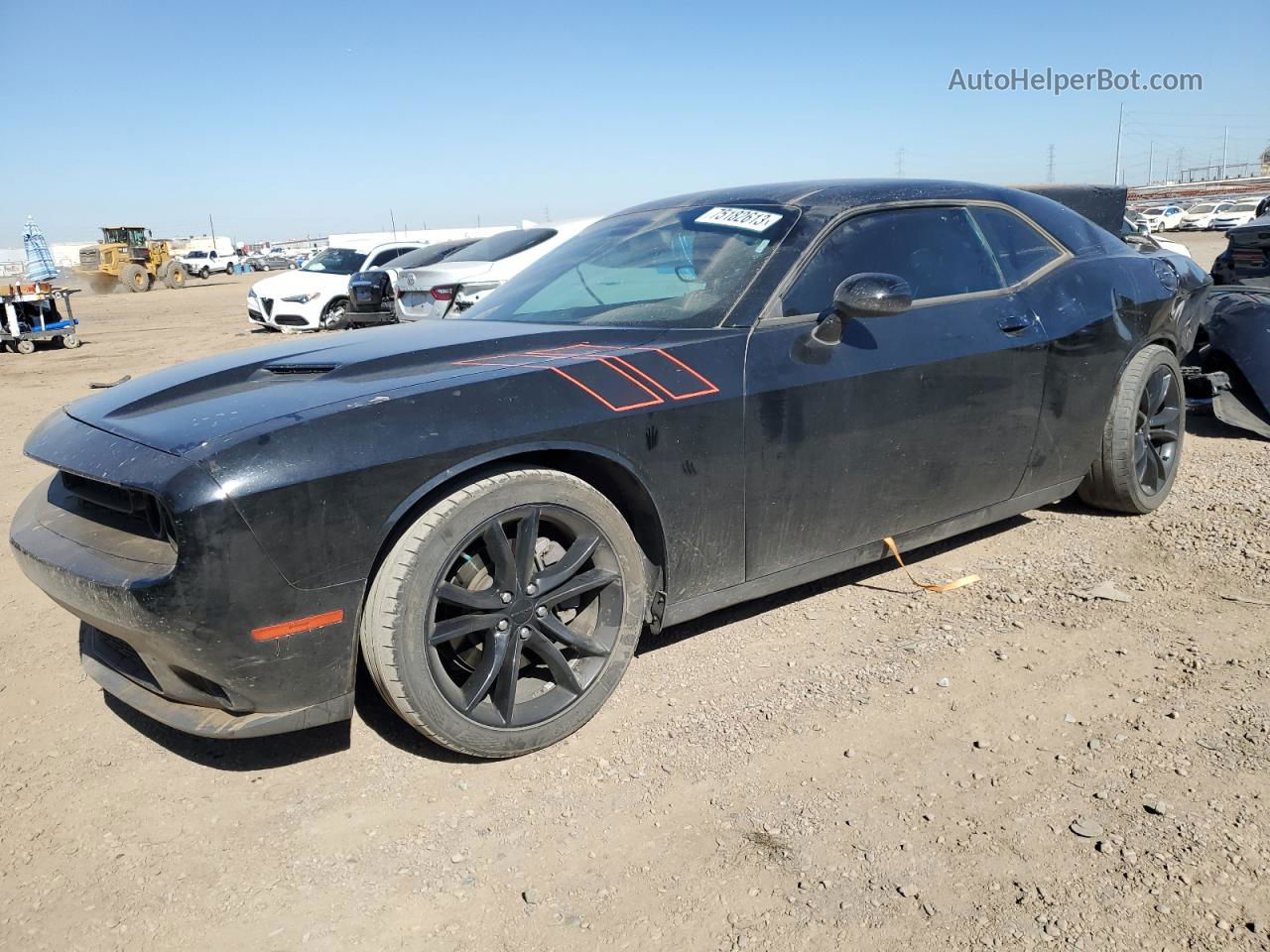 2016 Dodge Challenger Sxt Black vin: 2C3CDZAG7GH290538