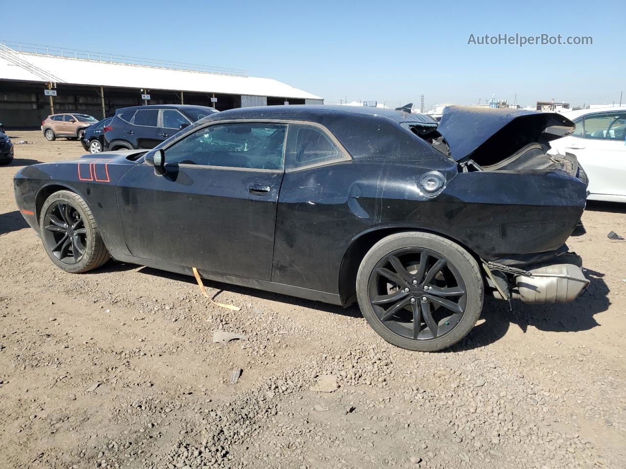 2016 Dodge Challenger Sxt Black vin: 2C3CDZAG7GH290538