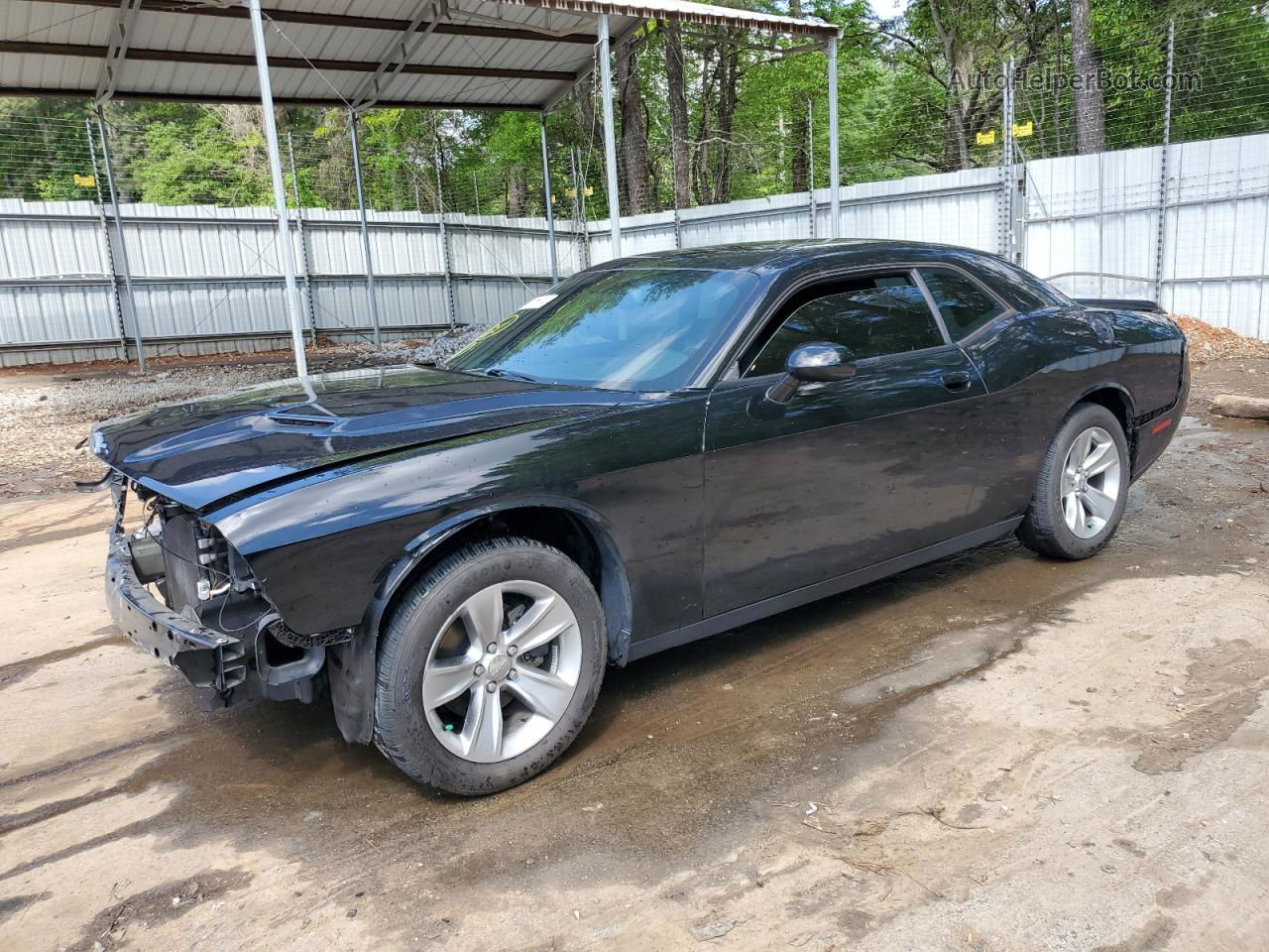 2016 Dodge Challenger Sxt Black vin: 2C3CDZAG7GH353850