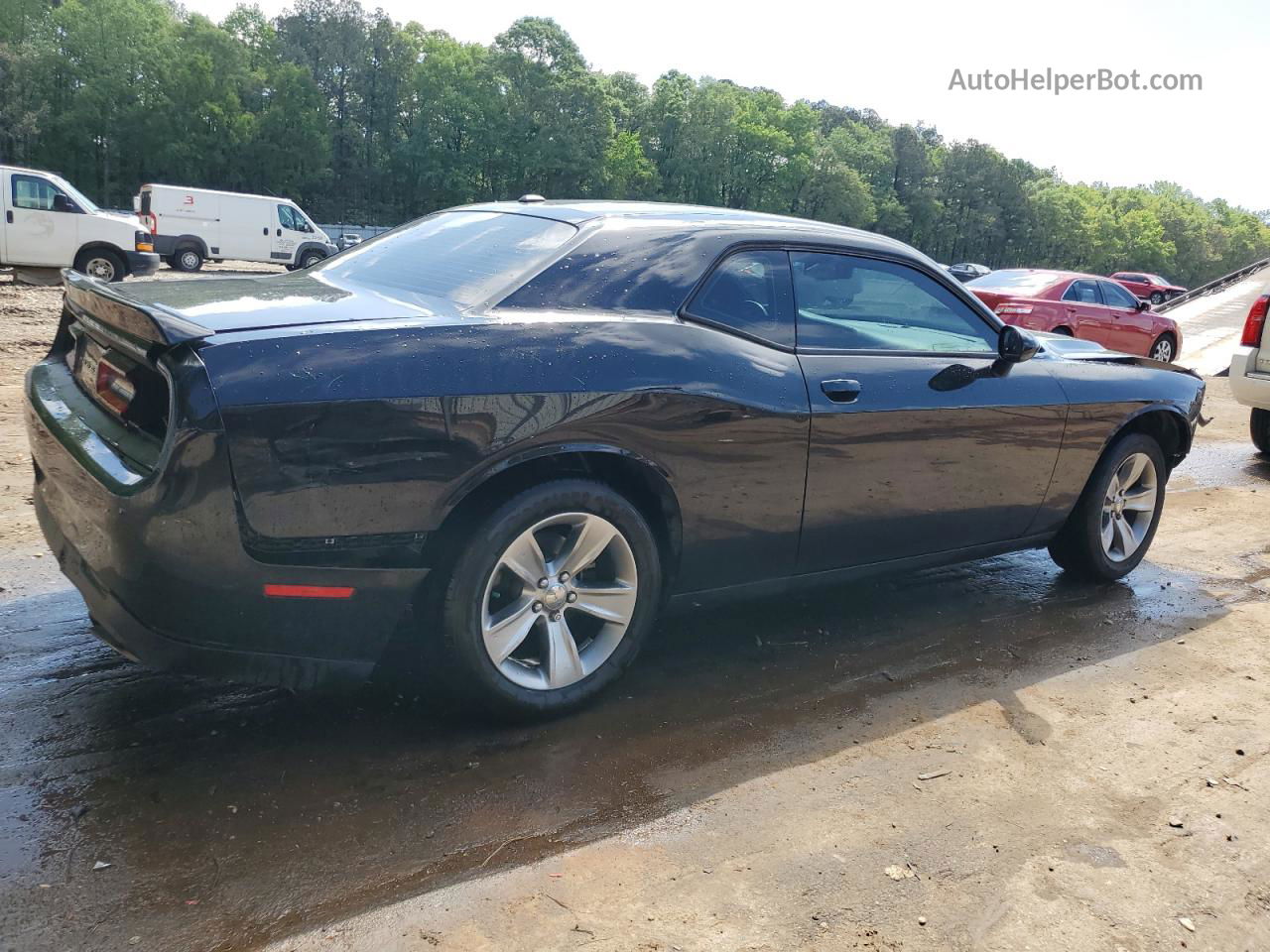 2016 Dodge Challenger Sxt Black vin: 2C3CDZAG7GH353850