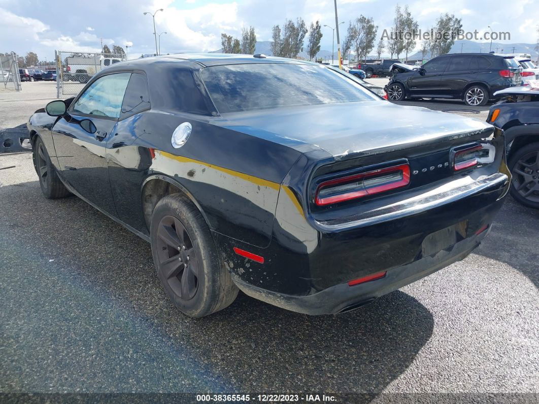 2016 Dodge Challenger Sxt Black vin: 2C3CDZAG7GH353945