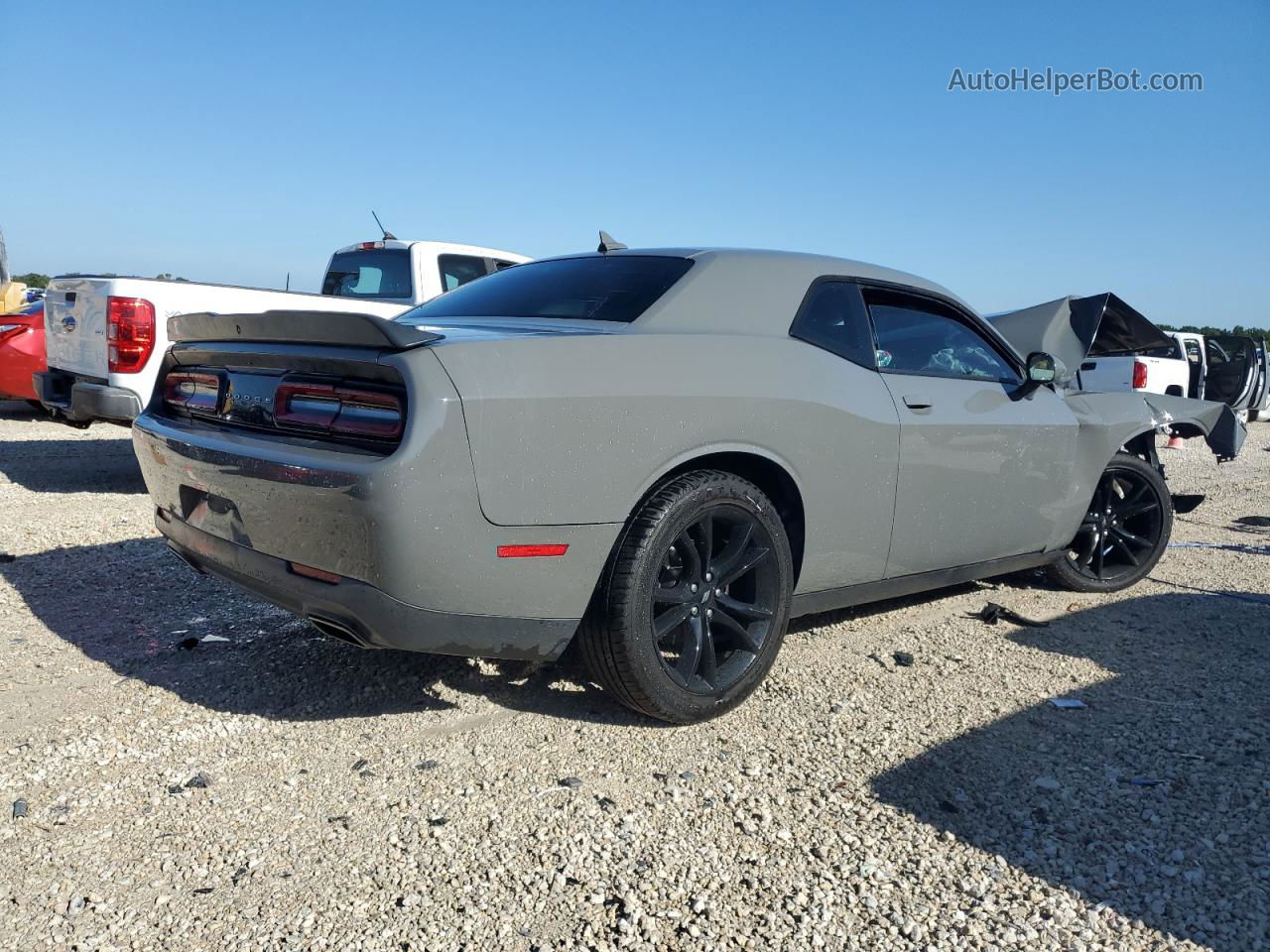 2017 Dodge Challenger Sxt Серый vin: 2C3CDZAG7HH519091