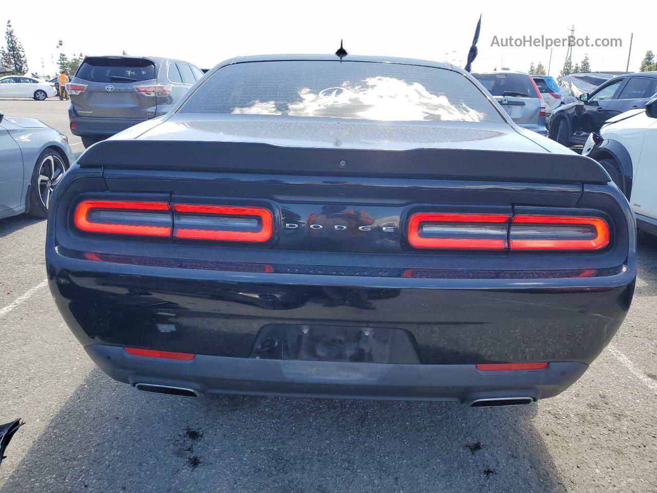 2017 Dodge Challenger Sxt Черный vin: 2C3CDZAG7HH536022