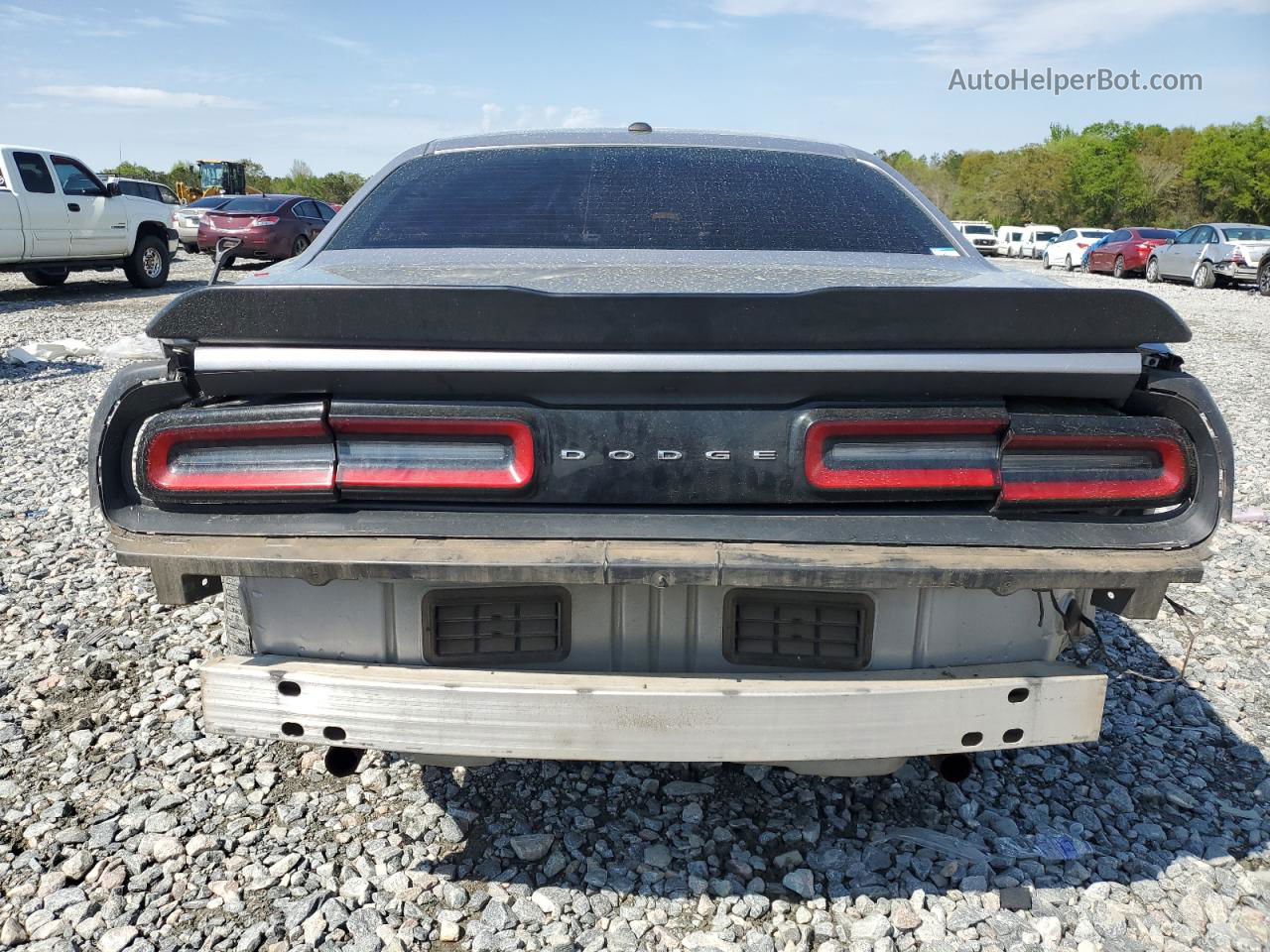 2017 Dodge Challenger Sxt Silver vin: 2C3CDZAG7HH549174