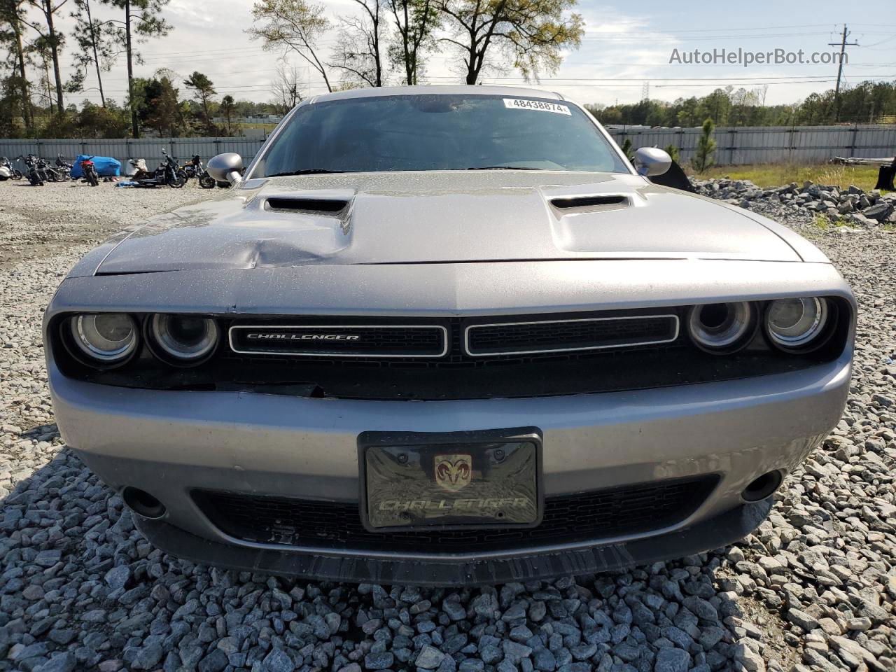 2017 Dodge Challenger Sxt Silver vin: 2C3CDZAG7HH549174