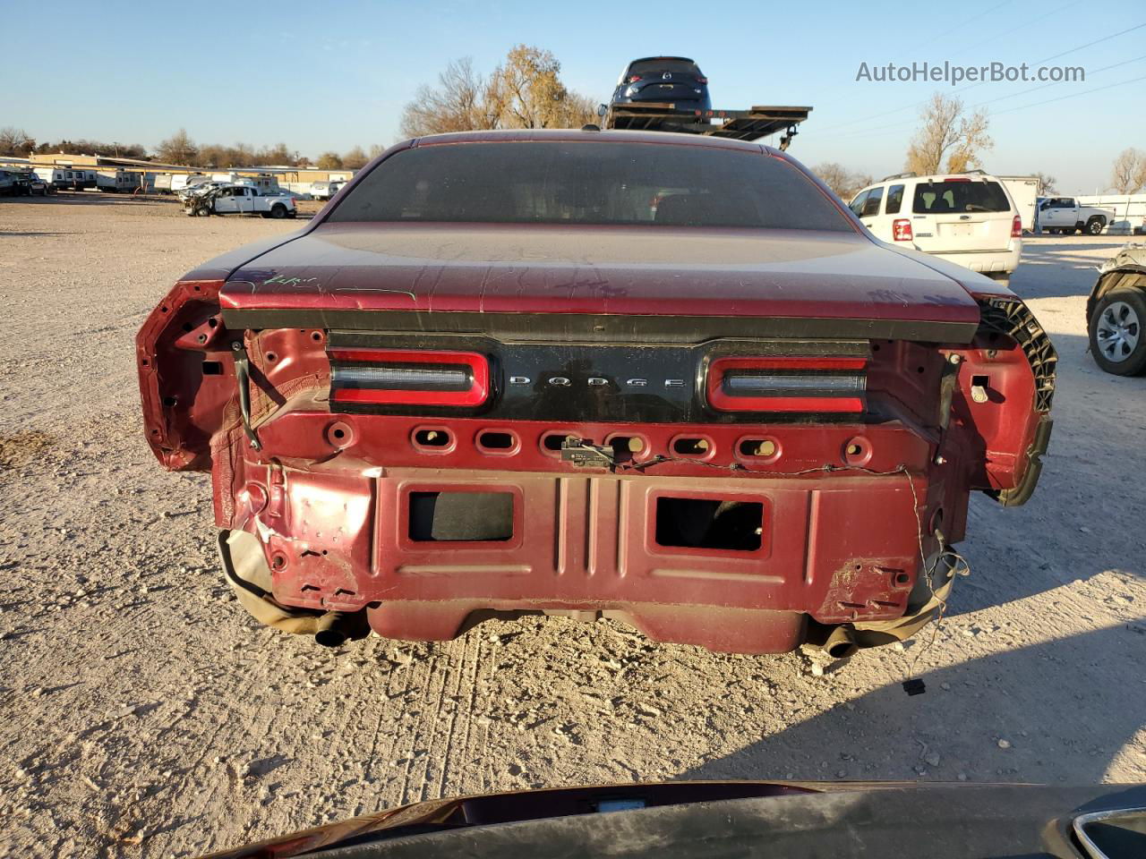 2017 Dodge Challenger Sxt Maroon vin: 2C3CDZAG7HH568906