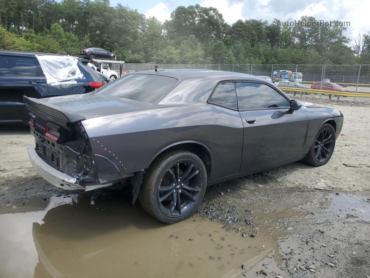 2017 Dodge Challenger Sxt Gray vin: 2C3CDZAG7HH600964