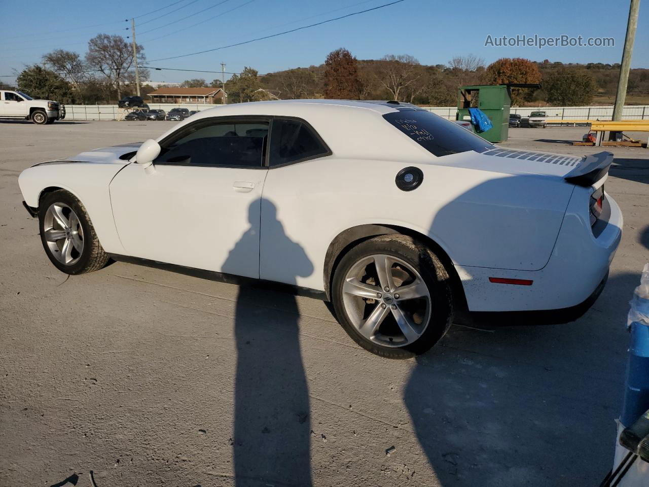 2017 Dodge Challenger Sxt White vin: 2C3CDZAG7HH610975