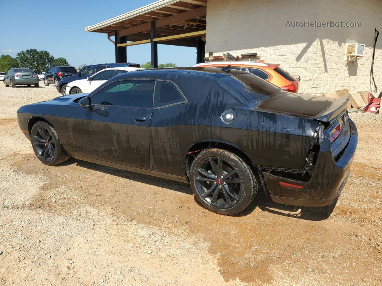 2018 Dodge Challenger Sxt Черный vin: 2C3CDZAG7JH171704