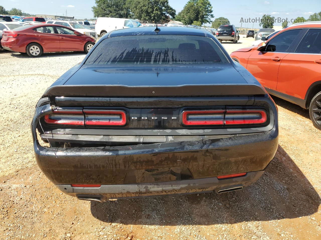 2018 Dodge Challenger Sxt Черный vin: 2C3CDZAG7JH171704