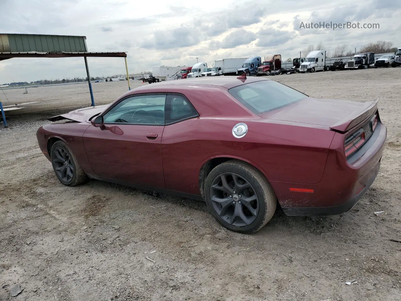 2018 Dodge Challenger Sxt Red vin: 2C3CDZAG7JH183464