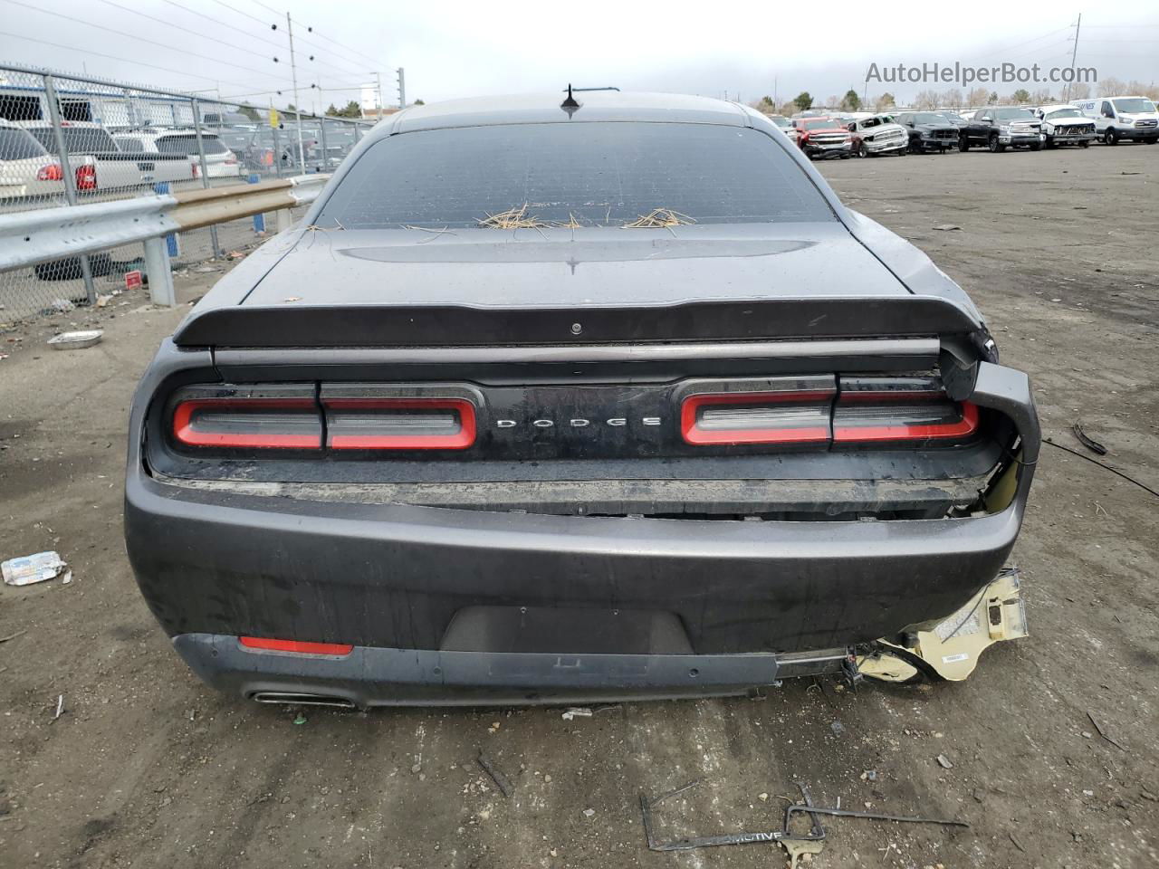 2018 Dodge Challenger Sxt Charcoal vin: 2C3CDZAG7JH183707