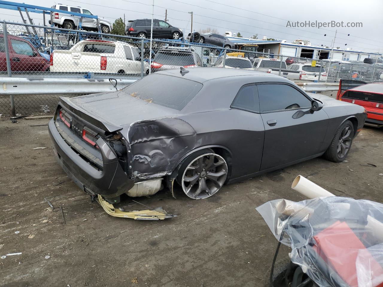 2018 Dodge Challenger Sxt Charcoal vin: 2C3CDZAG7JH183707