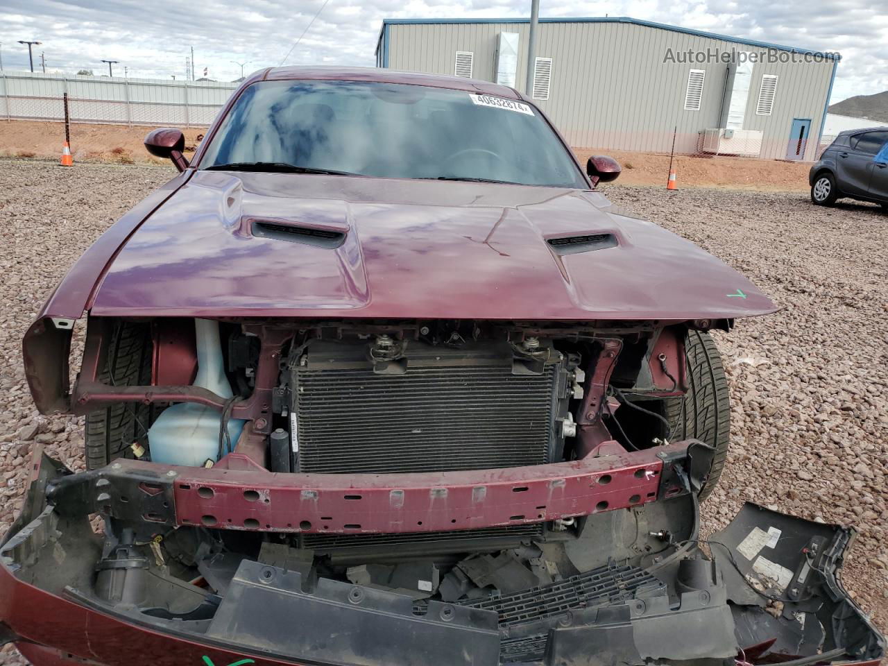 2018 Dodge Challenger Sxt Maroon vin: 2C3CDZAG7JH204958