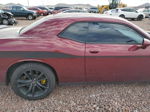 2018 Dodge Challenger Sxt Maroon vin: 2C3CDZAG7JH204958