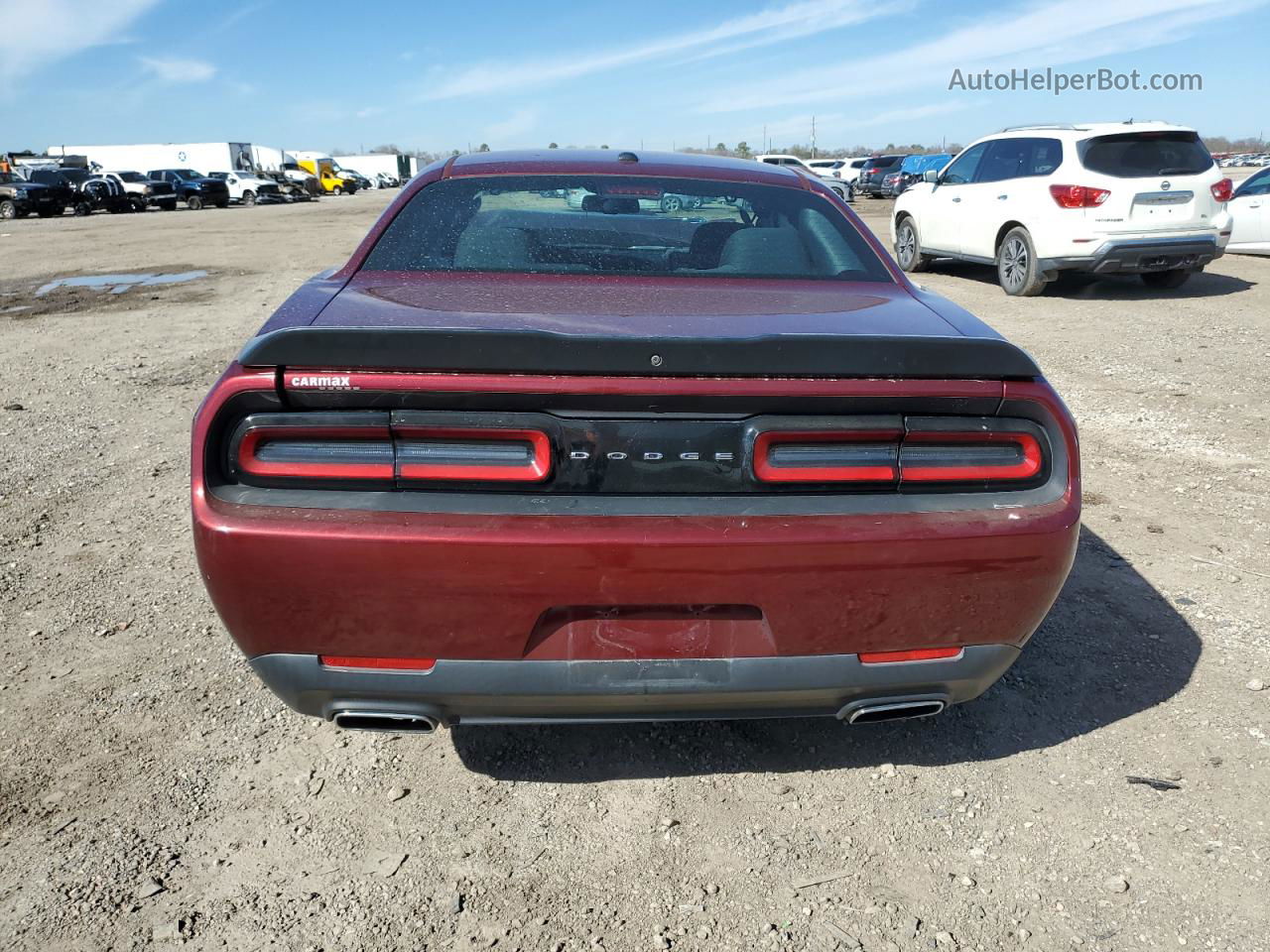 2018 Dodge Challenger Sxt Темно-бордовый vin: 2C3CDZAG7JH215135