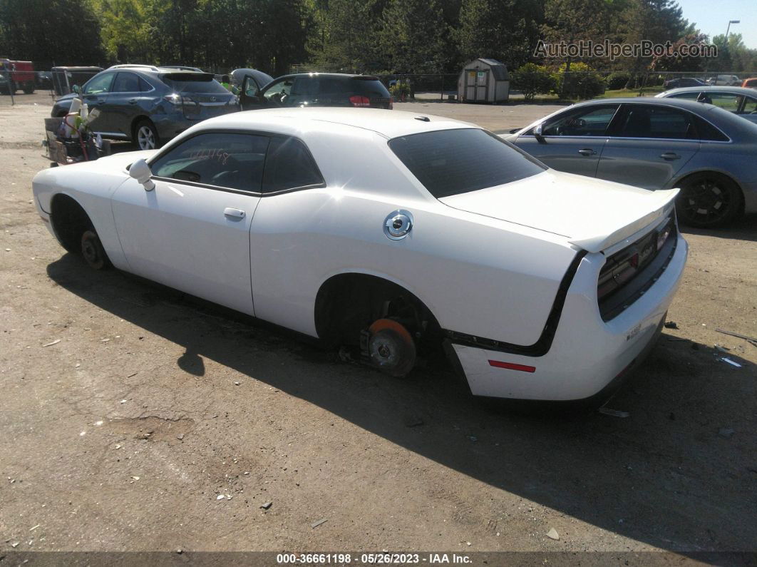 2018 Dodge Challenger Sxt White vin: 2C3CDZAG7JH287940