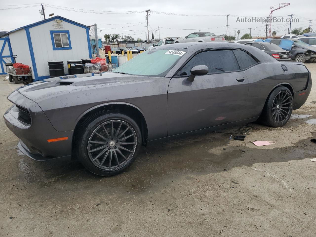 2018 Dodge Challenger Sxt Серый vin: 2C3CDZAG7JH297027