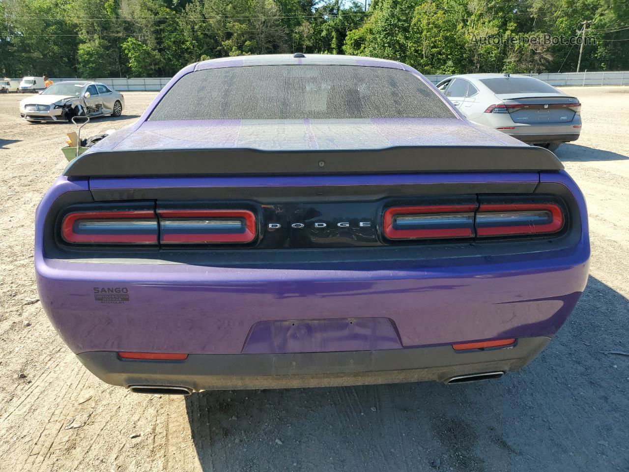 2018 Dodge Challenger Sxt Purple vin: 2C3CDZAG7JH305420