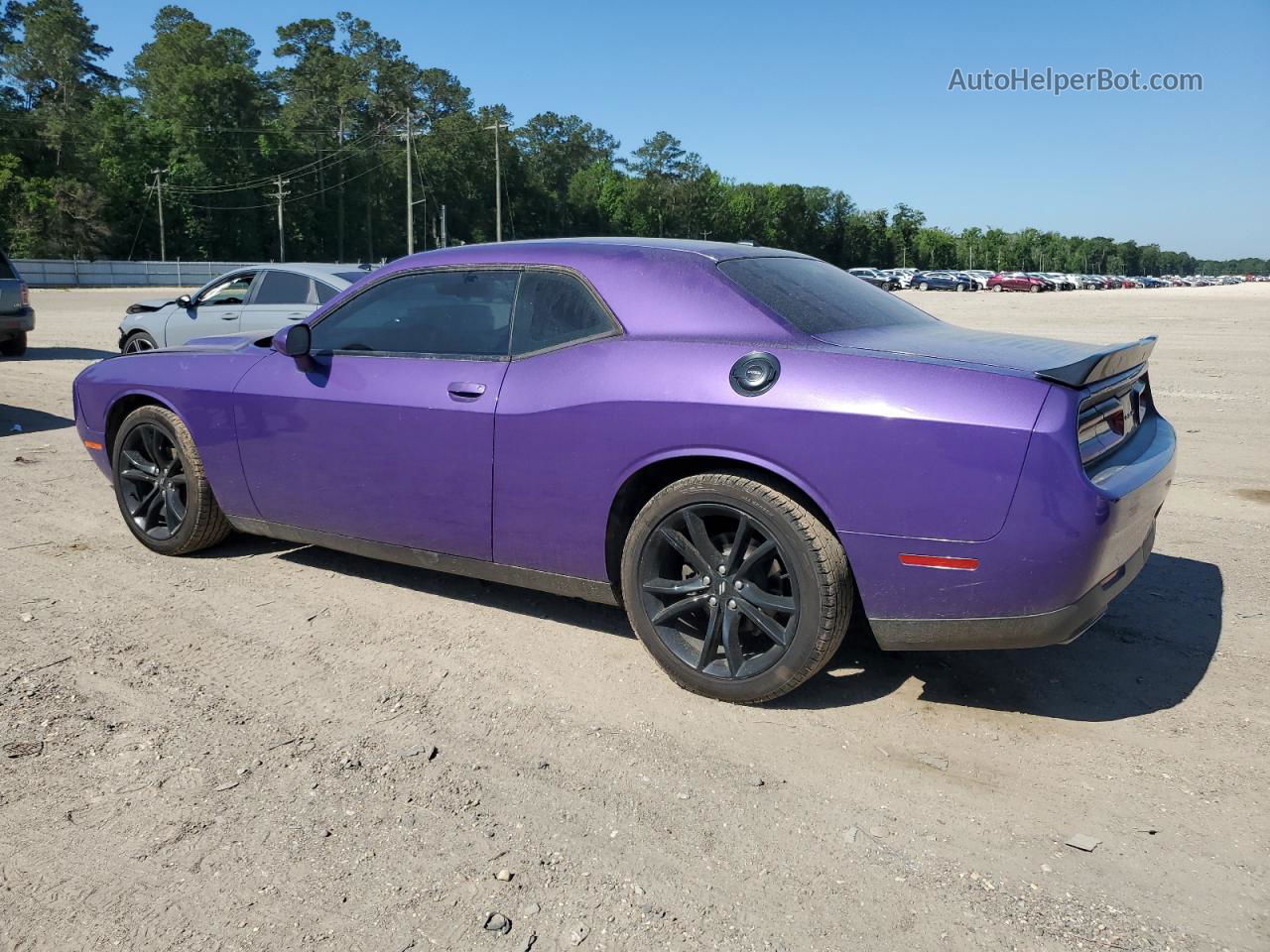 2018 Dodge Challenger Sxt Purple vin: 2C3CDZAG7JH305420