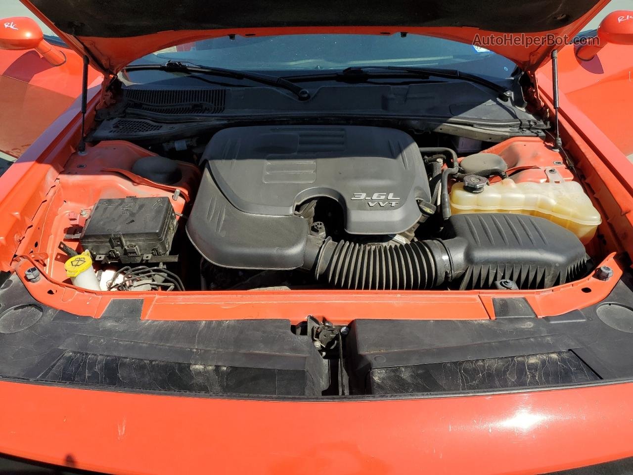 2018 Dodge Challenger Sxt Orange vin: 2C3CDZAG7JH321522